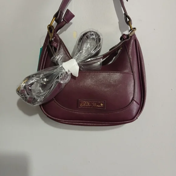 Pioneer NWT Womens Purple Handbag With 2 Straps. - Picture 5 of 10